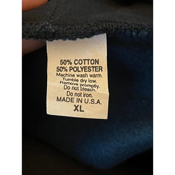 Washington D.C. Pullover Hoodie Sz. XL Velvet Embroidered. Teal/black. USA Flag. - Picture 7 of 7